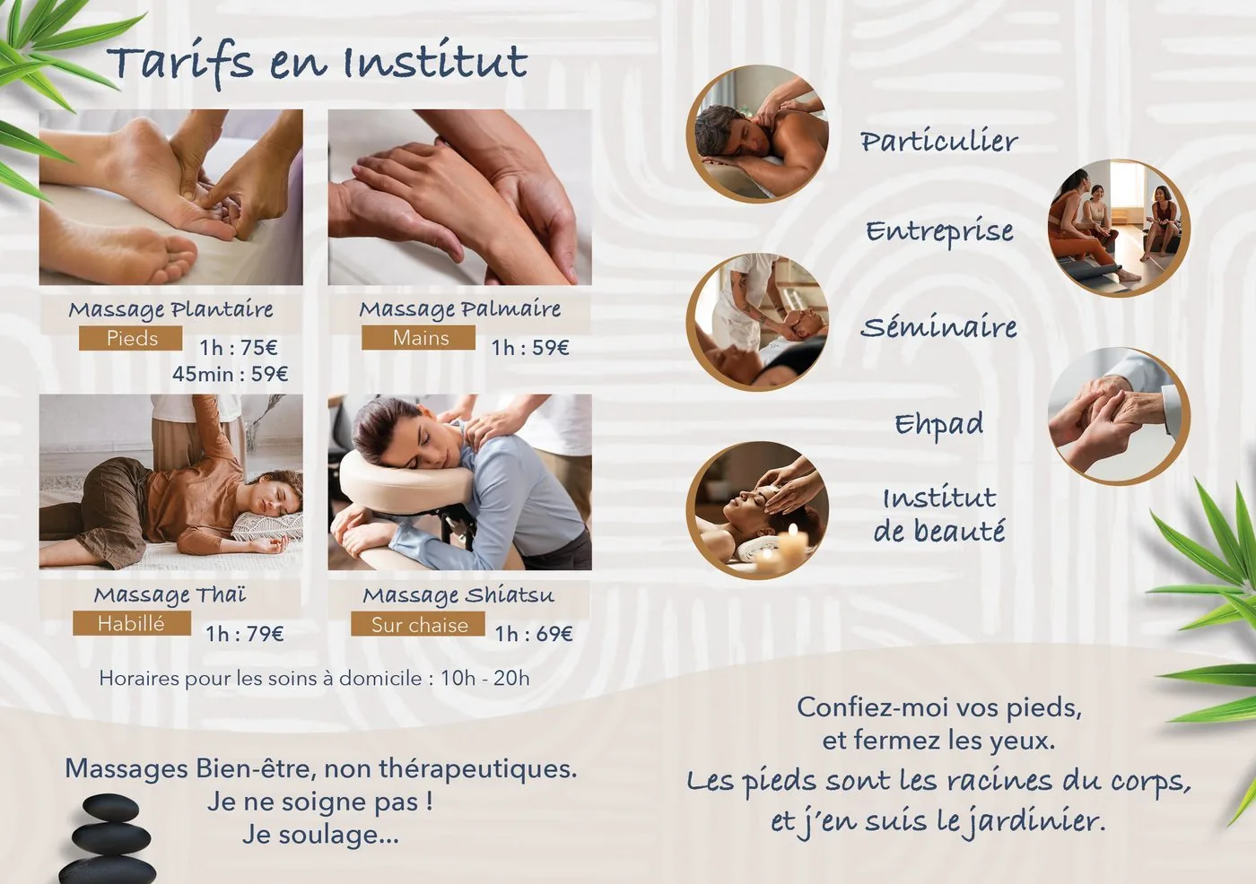 Flyer A'Zen - verso
