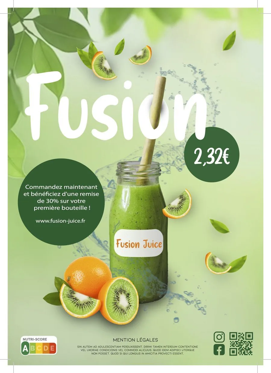 Affiche Fusion Juice